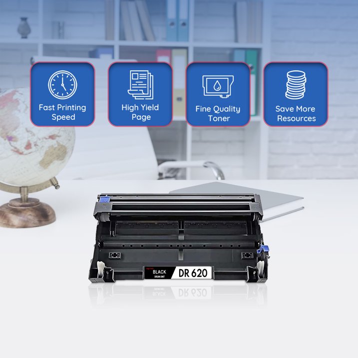 DR620 Black Drum Unit Compatible with Brother DR 620 for HL-5240 HL-5250DN Printers