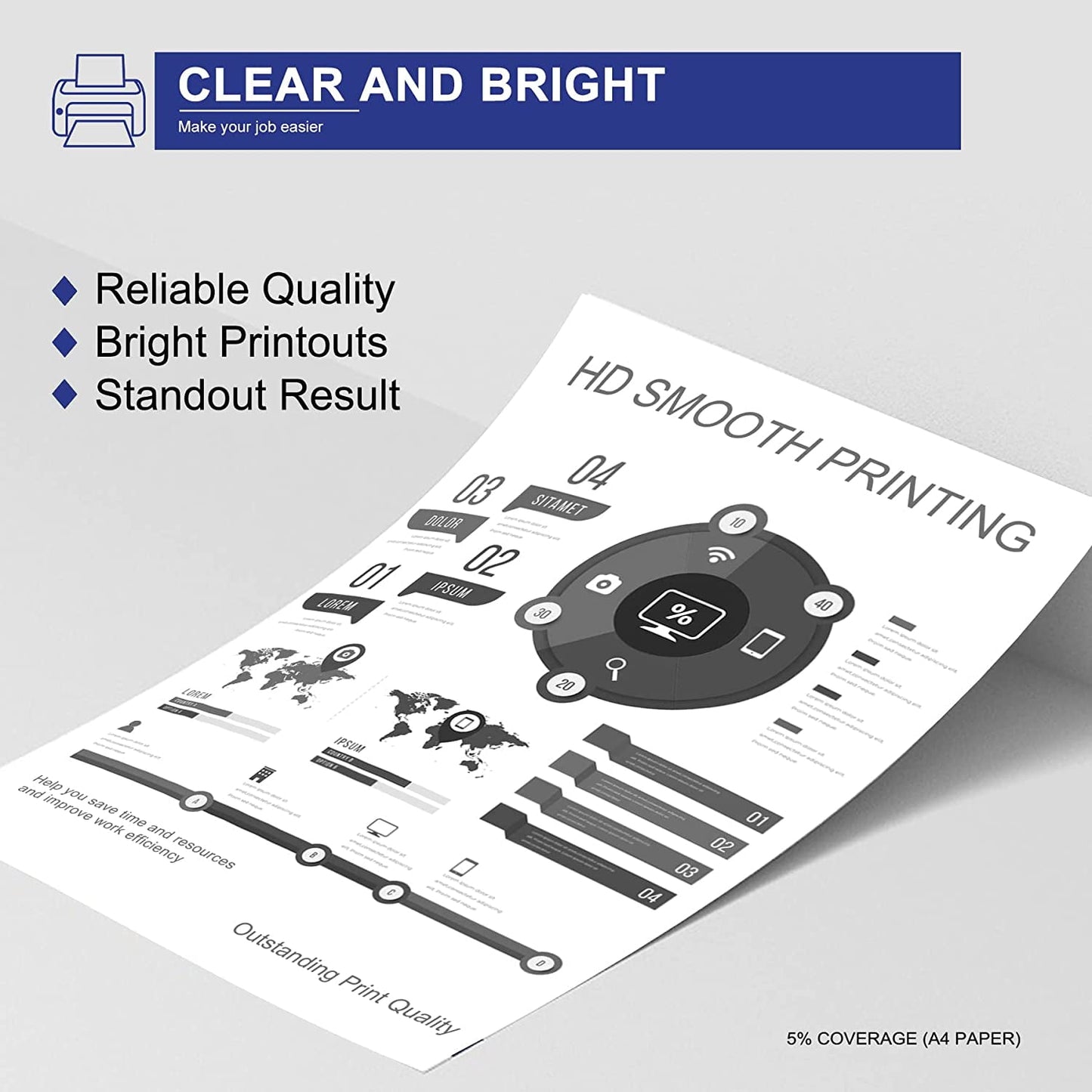 TN420 Toner Cartridge Replacement for Brother MFC-7360N Printer Toner (Black, 1 Pack)