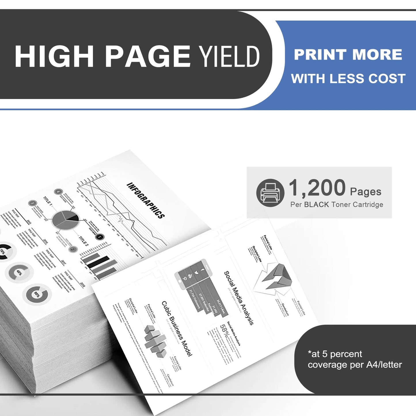 79A CF279A Toner Cartridge Black 1-Pack Compatible for HP 79A CF279A Toner Cartridges for Laser Pro M12, MFP M26 Series Printer