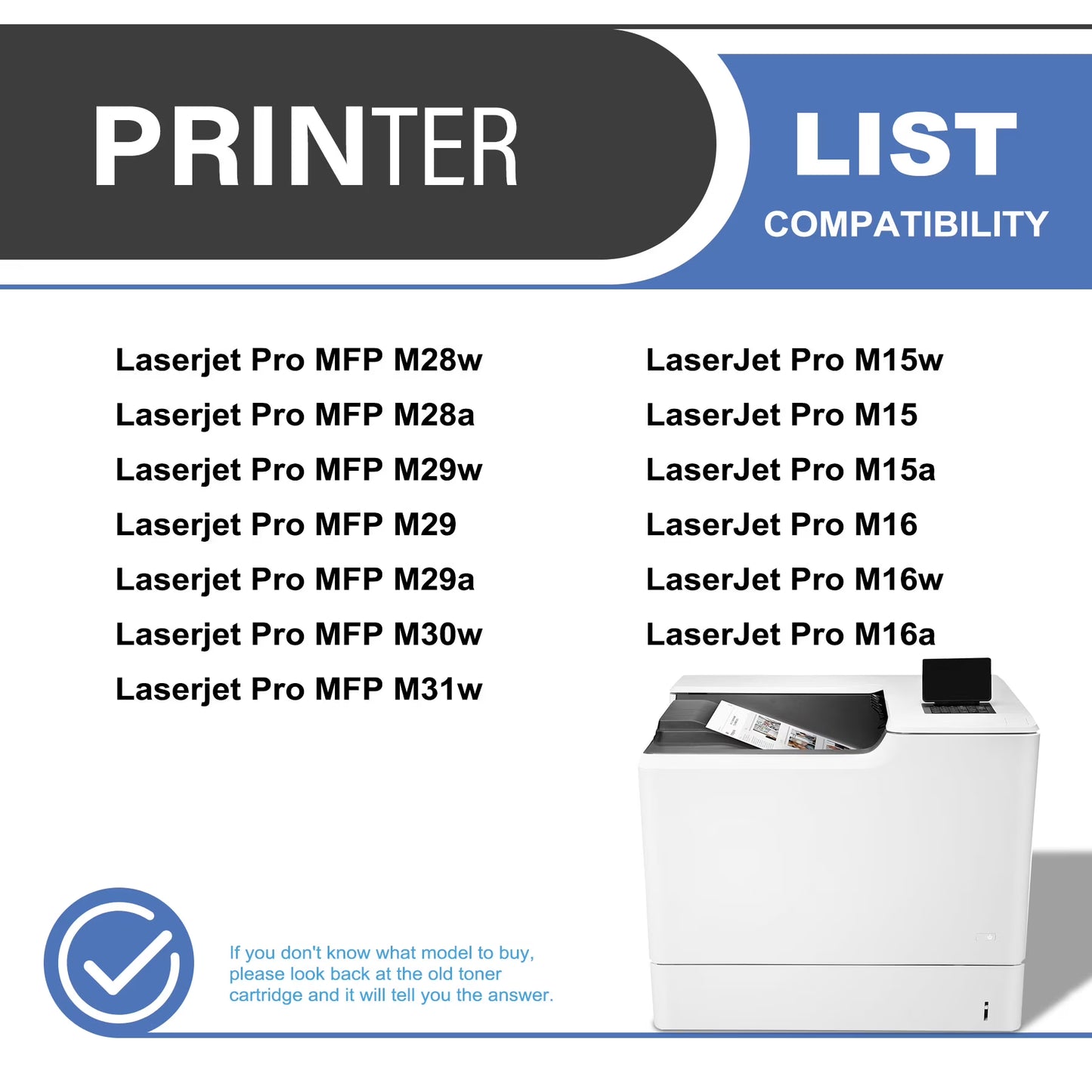48A CF248A Compatible for 48A CF248A Toner Cartridge for LaserJet Pro M15 M16 MFP M28w Printer