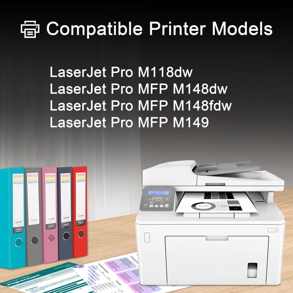 94A CF294A Toner Cartridge 1-Pack Black High Yield Compatible for HP94A 94X CF294X for LaserJet Pro M118dw MFP M148dw M148fdw M149 Printer