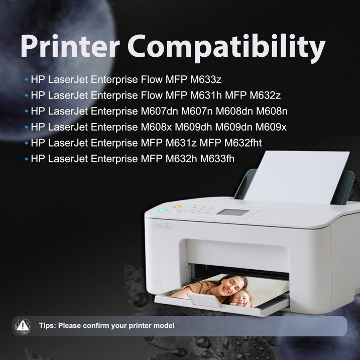 37A Toner Cartridge Compatible for 37A CF237A Toner Cartridge for M632z M607n M607dn Printers