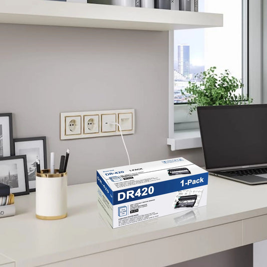 DR420 Drum Unit Compatible for Brother DR420 DR-420 Work for HL-2270DW HL-2280DW MFC-7360N DCP-7065DN Intellifax-2840 Intellifax-2940 Printer (1 Pack, Not Toner)