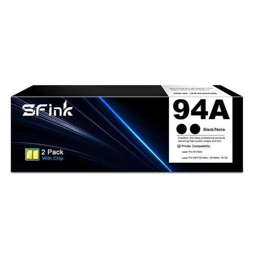 94A （2-Pack Black） Toner Cartridge High Yield Compatible for HP94A CF294A Toner Cartridges for LaserJet Pro M118dw MFP M148dw M148fdw M149 Printers
