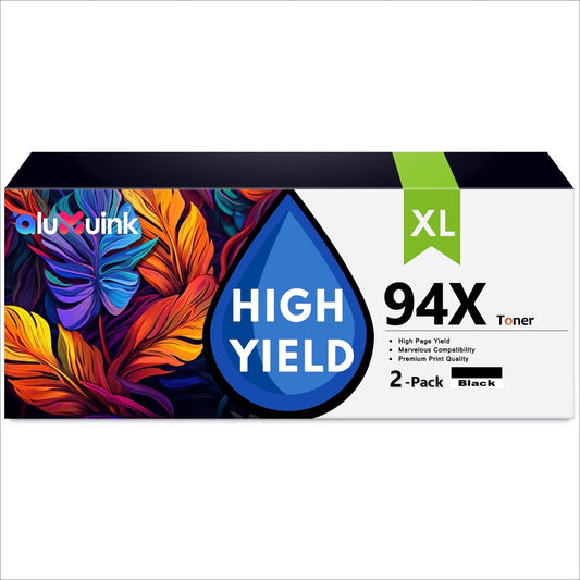94X Toner Cartridge 2 Pack Compatible for 94X CF294X Black Toner Cartridges for Laser Pro M118, MFP M148, MFP M149 Series Printers