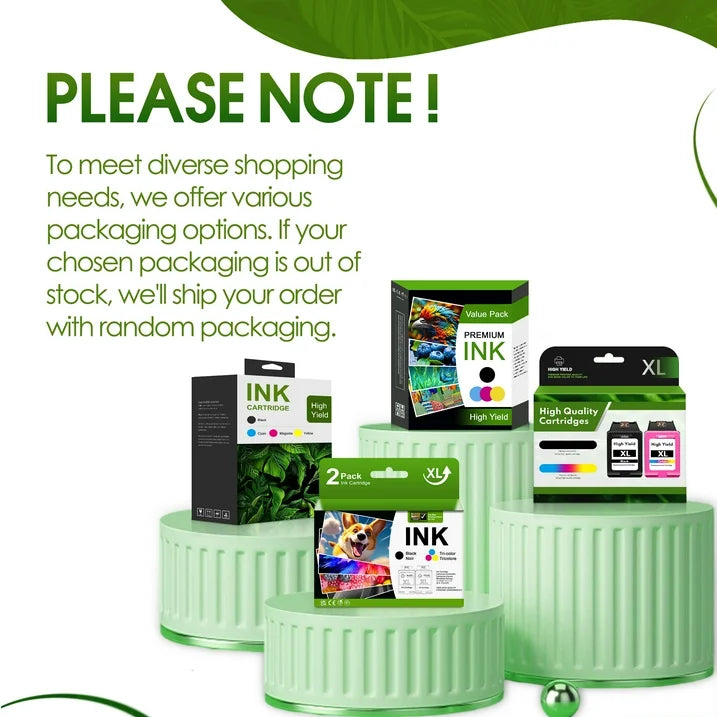 64XL Ink Cartridge Black Tri-Color Compatible for HP 64 Ink Cartridges for Envy 7855 7864 Printers