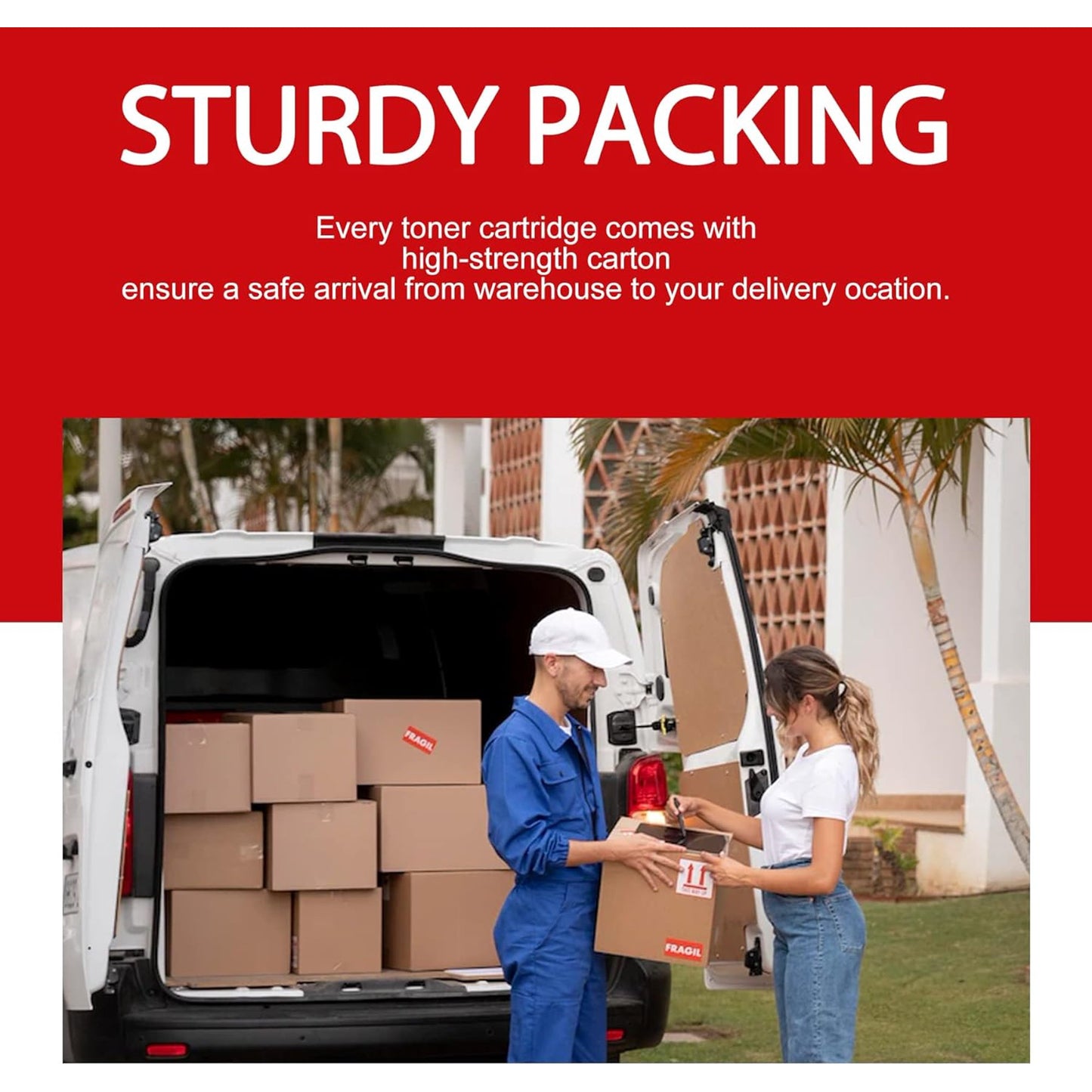 125 (3484B001) CRG125 Toner Cartridge - High Yield Replacement for Canon 125 Toner Cartridge Work with ImageCLASS LBP6030w LBP6000 MF3010 Printer Toner, Black 1Pack