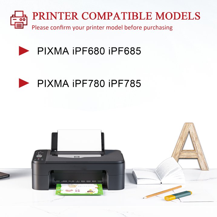 PFI-207 Ink Tank Replacement for Canon PFI-207 MBK 300ML Ink Cartridge for iPF680 iPF685 Printer