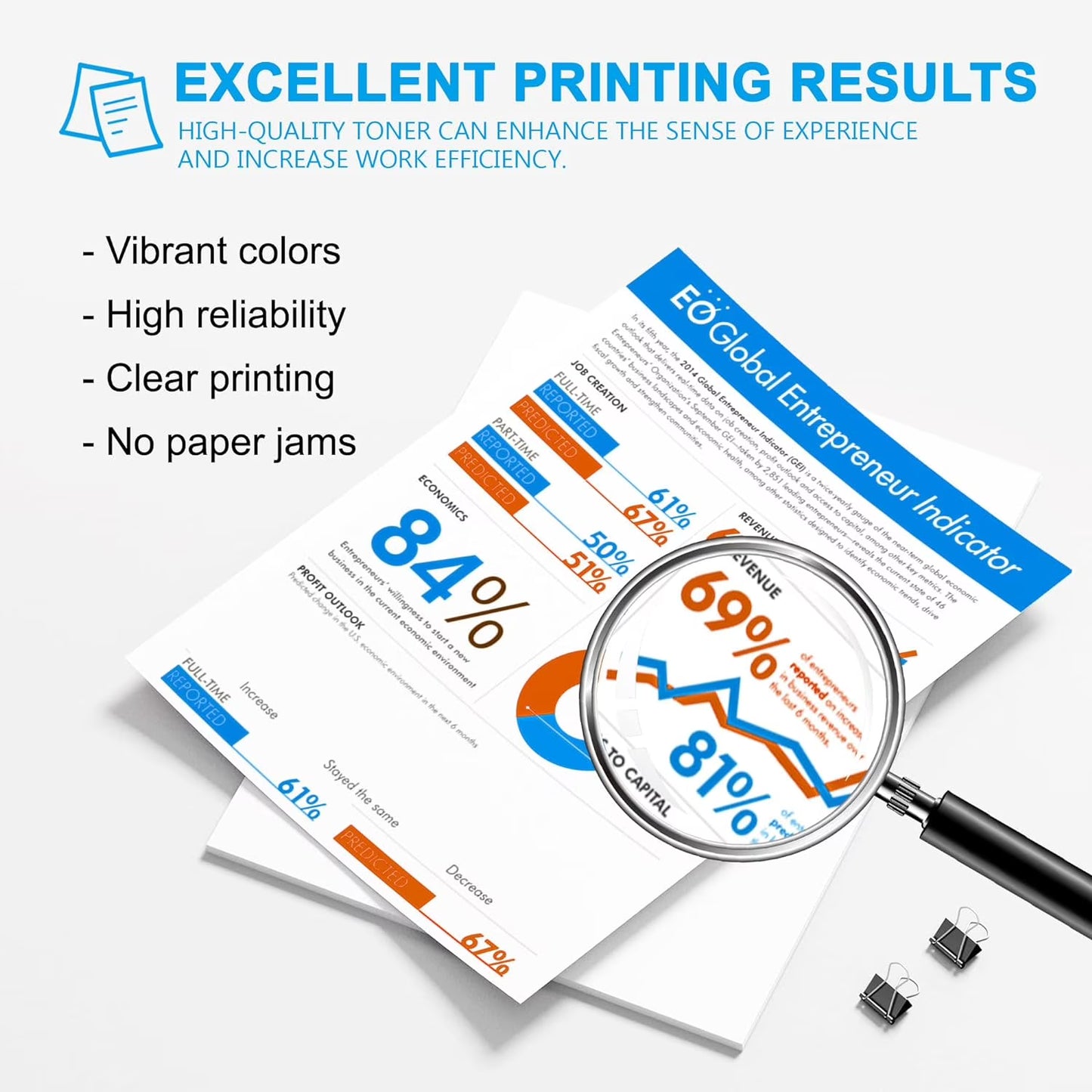 414A Toner Cartridges (with Chip) Compatible for 414A W2020A 414X W2020X Color Pro MFP M479fdw M454dw M454dn M479fdn Printer Ink (Black Cyan Magenta Yellow, 4-Pack)