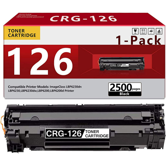 CRG 126 3483B001 Toner Cartridge Replacement for Canon ImageClass LBP6230dn LBP6230 LBP6230dw LBP6200 LBP6200d Printer.