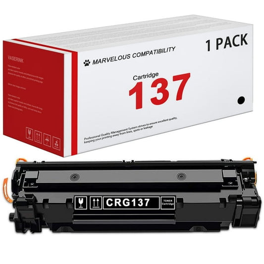 CRG137 Toner Cartridge Replacement for Canon imageCLASS MF244dw D570 Printer, 1 Pack Black