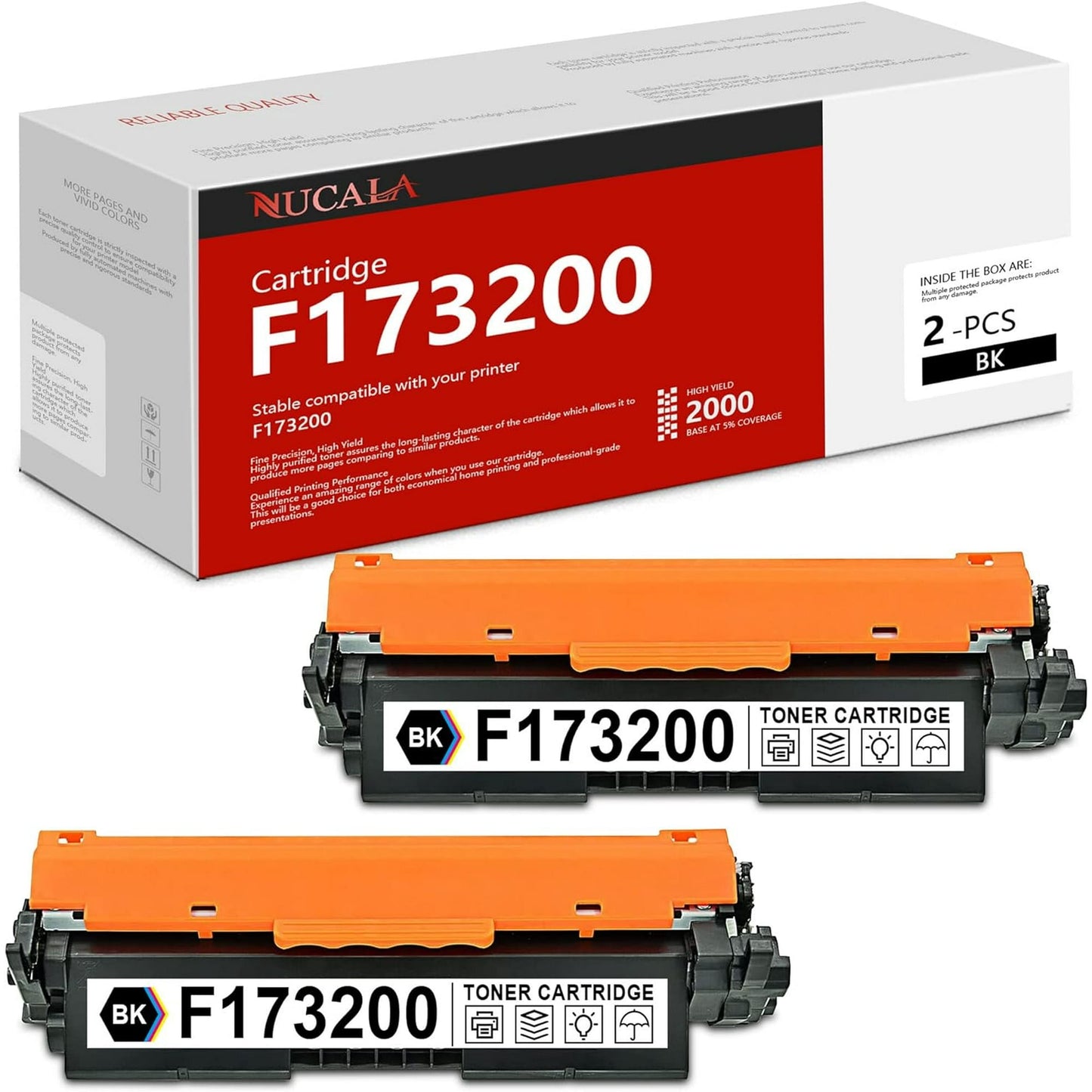 F173200 Toner Cartridge Black Replacement for Canon F173200 Printer Toner Cartridge