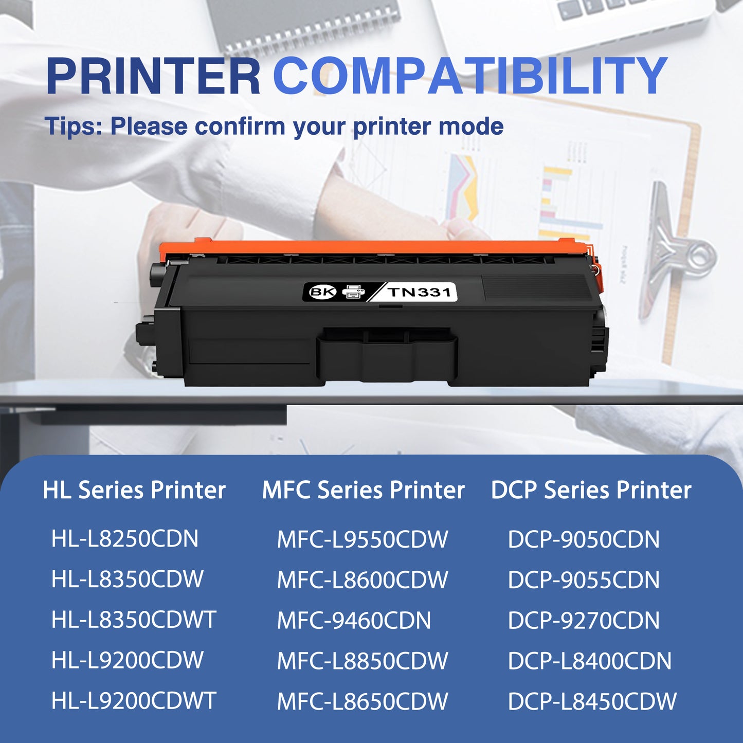 TN331 Toner Cartridges ZXTZX Compatibles for Brother TN331 Toner HL-8350CDWT MFC-9460CDN Series Printers 3 Pack ( Cyan Magenta Yellow )