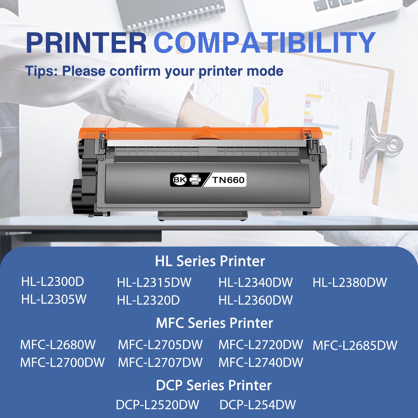 TN660 Toner Cartridge ZXTZX Compatibles for Brother TN-660 Compatibles for HL-L2315DW MFC-L2720DW Series Printers 3 Pack Black