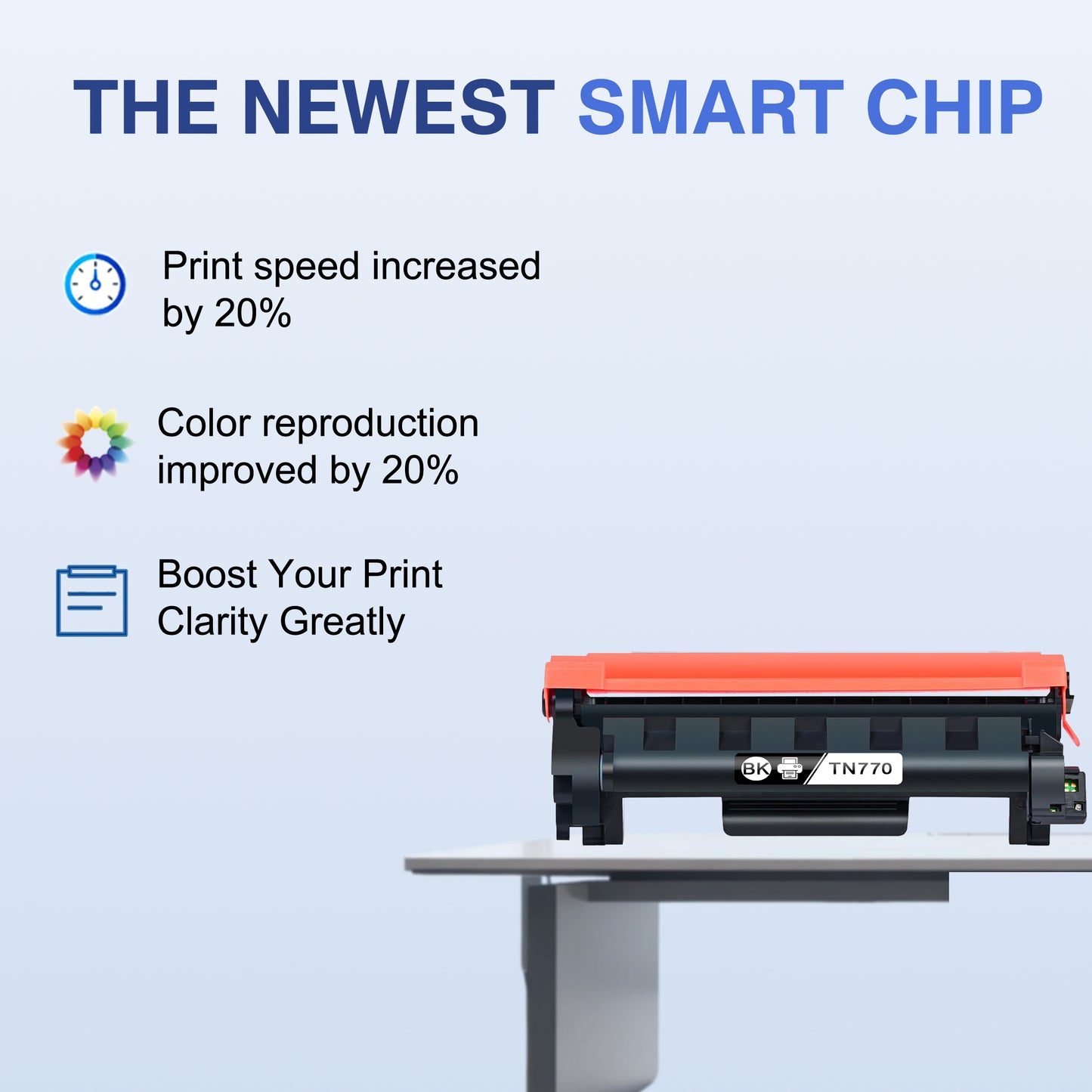 TN770 4 Pack Toner Cartridges ZXTZX Compatibles for Brother TN770 Toner HL-L5215DW MFC-L2750DWXL Series Printers