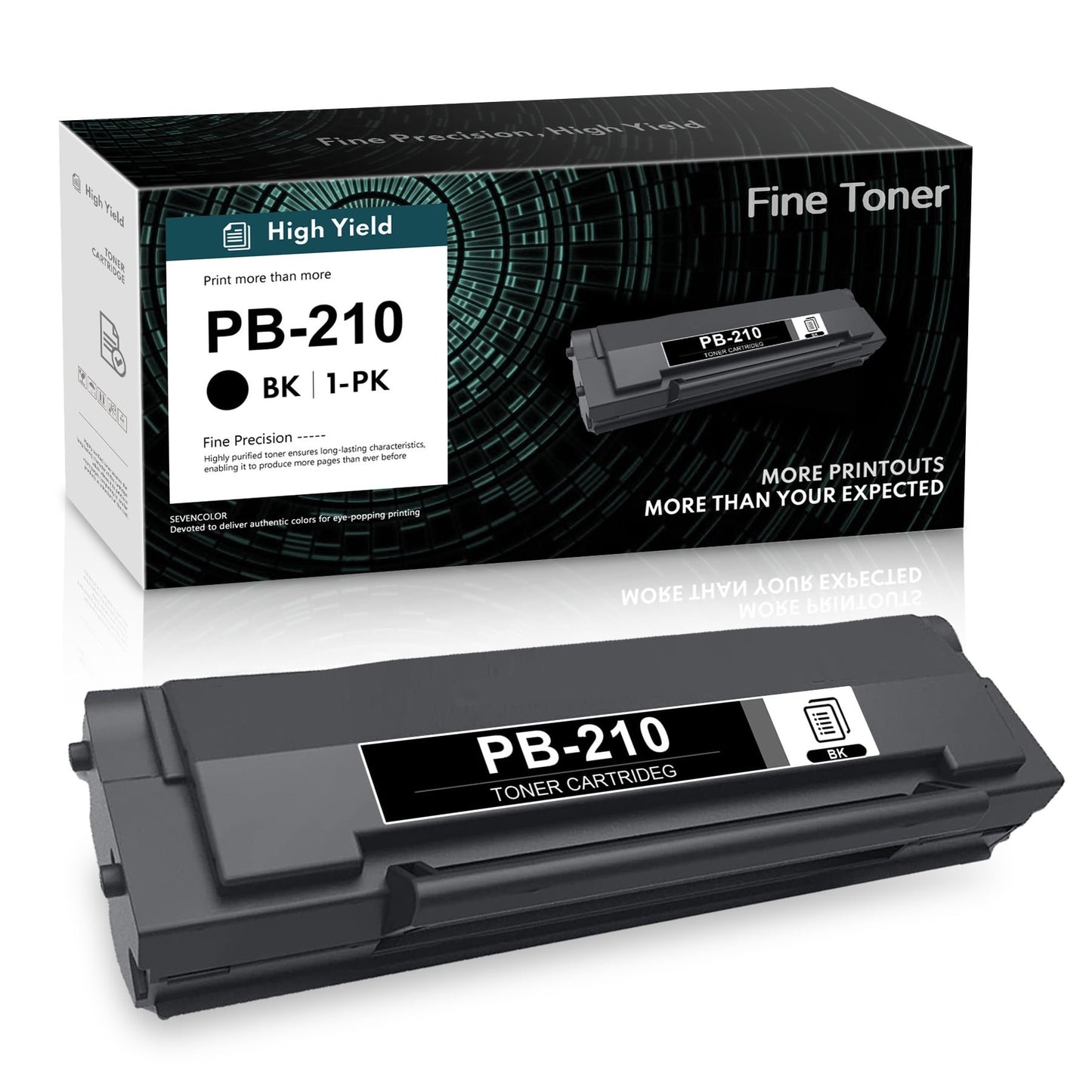 PB-210 Toner Cartridge: High Yield 1 Pack Black for Pantum PB 210 Replacement for P2500W M6552NW Printers