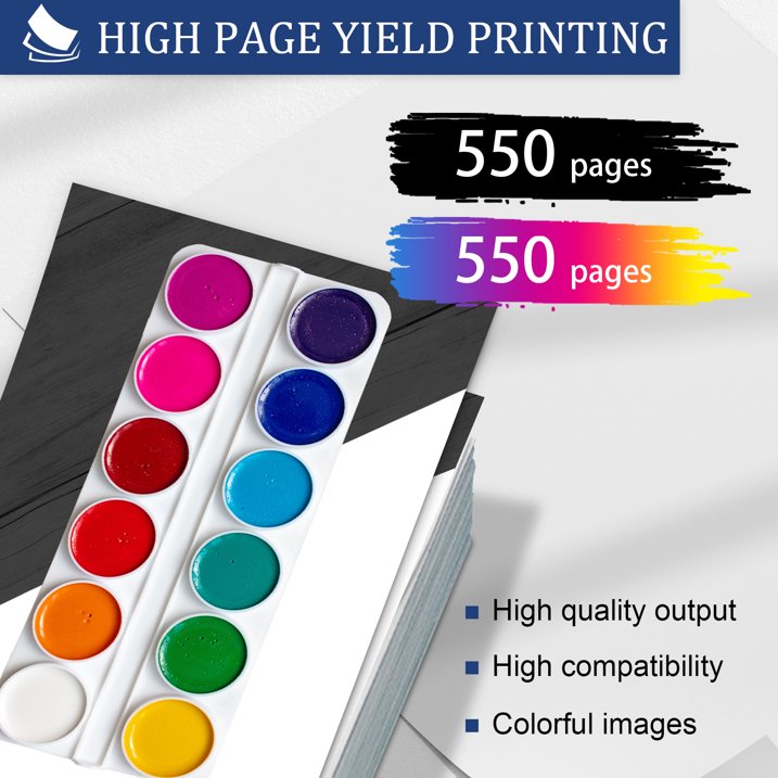 LC401 Ink Cartridges Compatible for Brother LC401 LC401XL for MFC-J1010DW MFC-J1012DW MFC-J1170DW Printer (5 Pack)