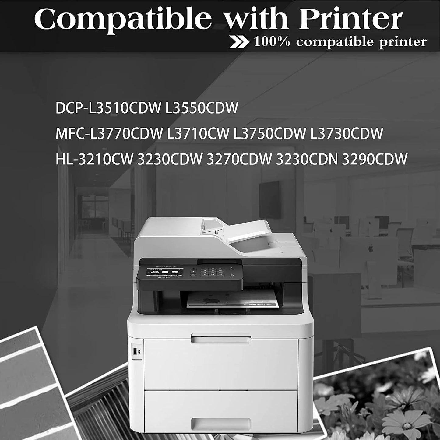 DR223CL Drum Unit Replacement for Brother DR-223CL Drum for MFC-l3770CDW MFC-l3750CDW Printer