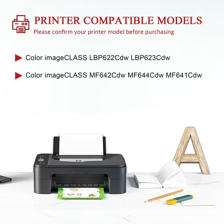 054H CRG-054H Toner Replacement for Canon 054H Toner Cartridge for LBP622Cdw MF644cdw MF641Cdw Printer (Black)