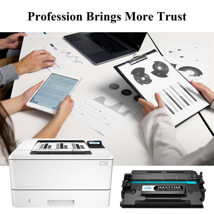 26A Toner Cartridge Replacement for HP 26A CF226A Toner Cartridge For HP MFP M426dw MFP M426m MFP M427dw M402-M403 (Black, 2-Pack)