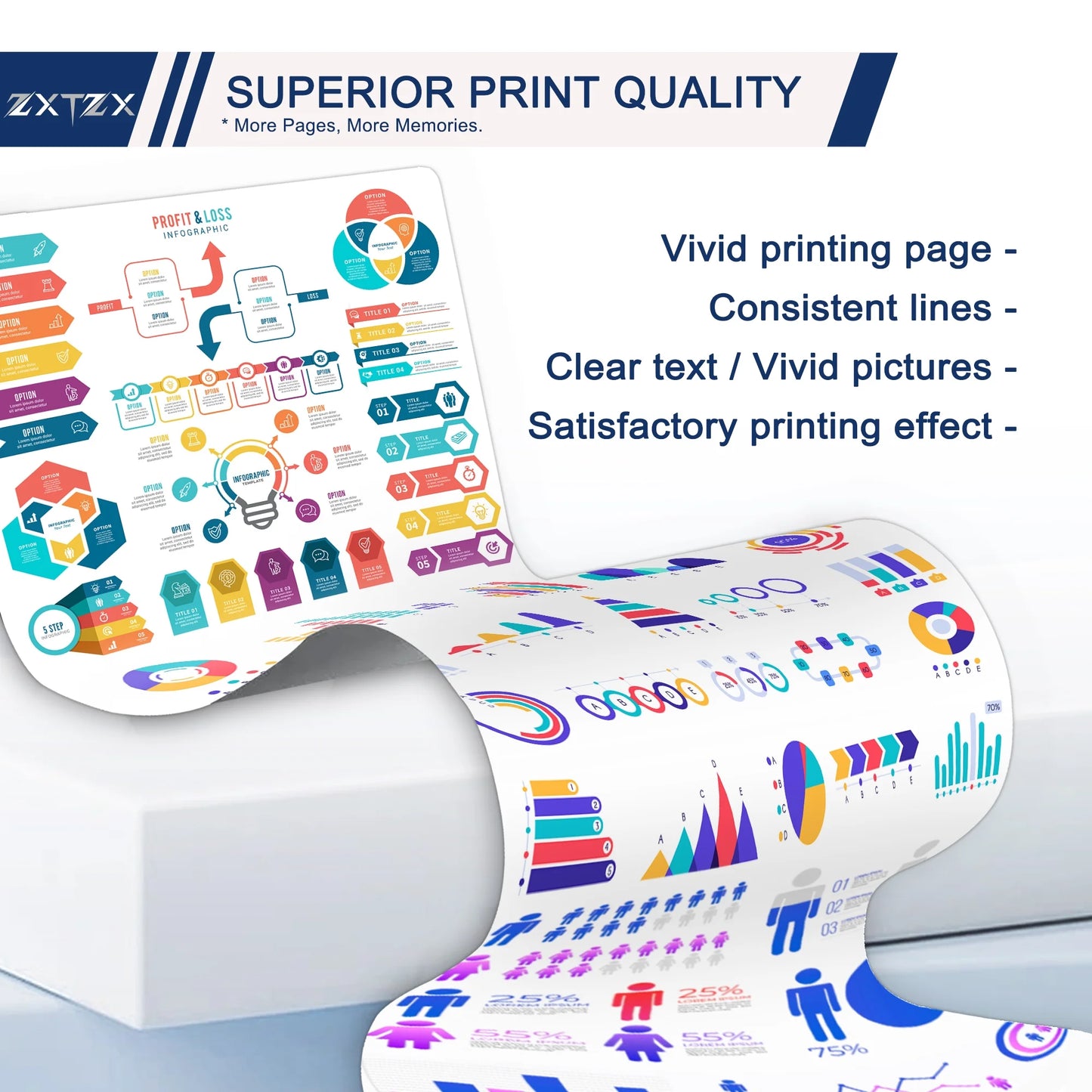 TN 431 Toner Cartridge for Brother TN 431 Toner Cartridges HL-L8260CDW HL-L8360CDW Printer 4pack