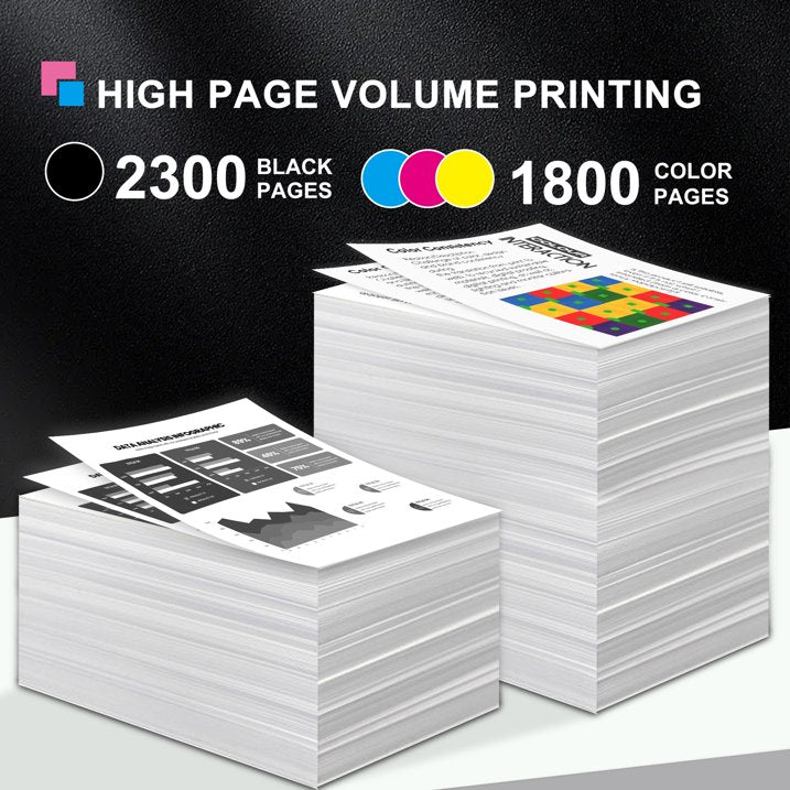 952 XL ink Cartridges Compatible for HP 952 Ink Cartridges for OfficeJet Pro 8710 8210 7740 Printers(1*Black, 1*Cyan, 1*Magenta, 1*Yellow)