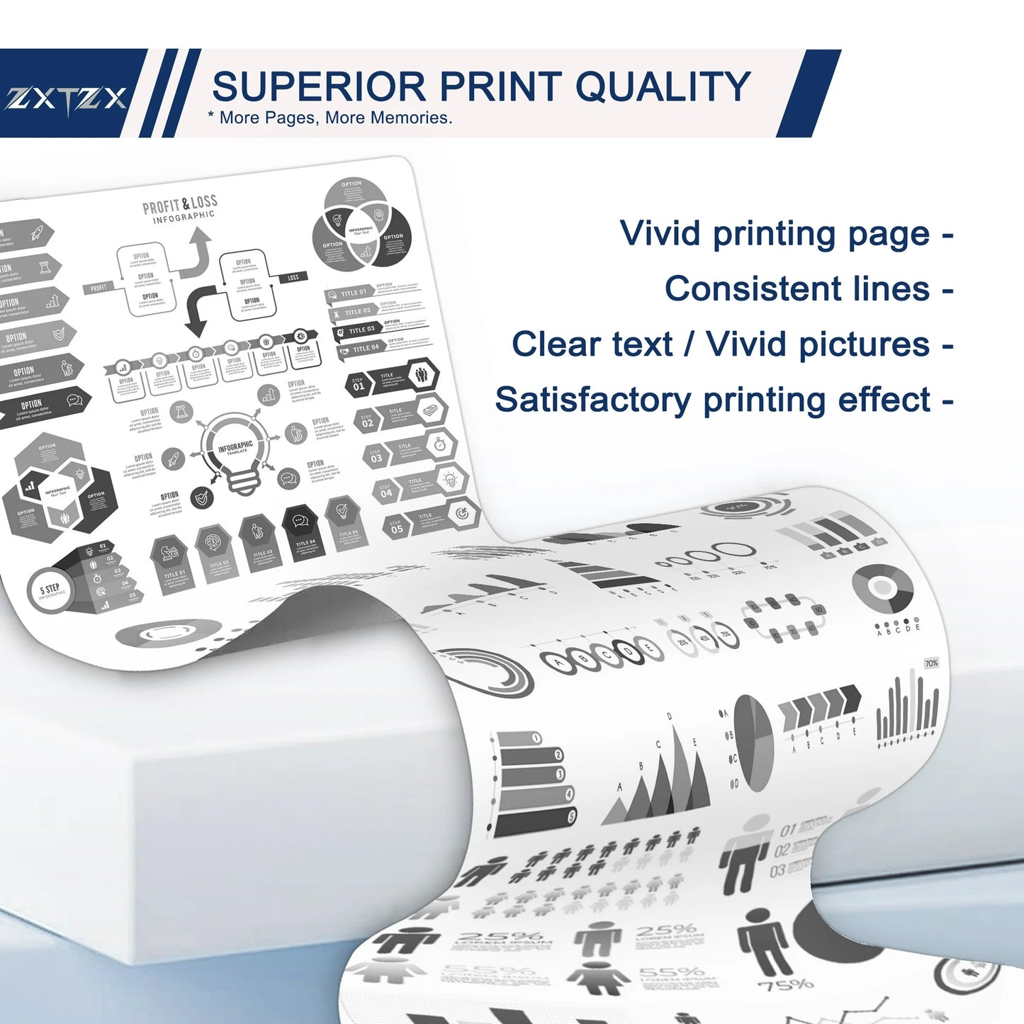 TN450 Black 1-Pack Toner Cartridge Compatible for Brother TN-450 420 Work for DCP-7060D HL-2220 MFC-7360N