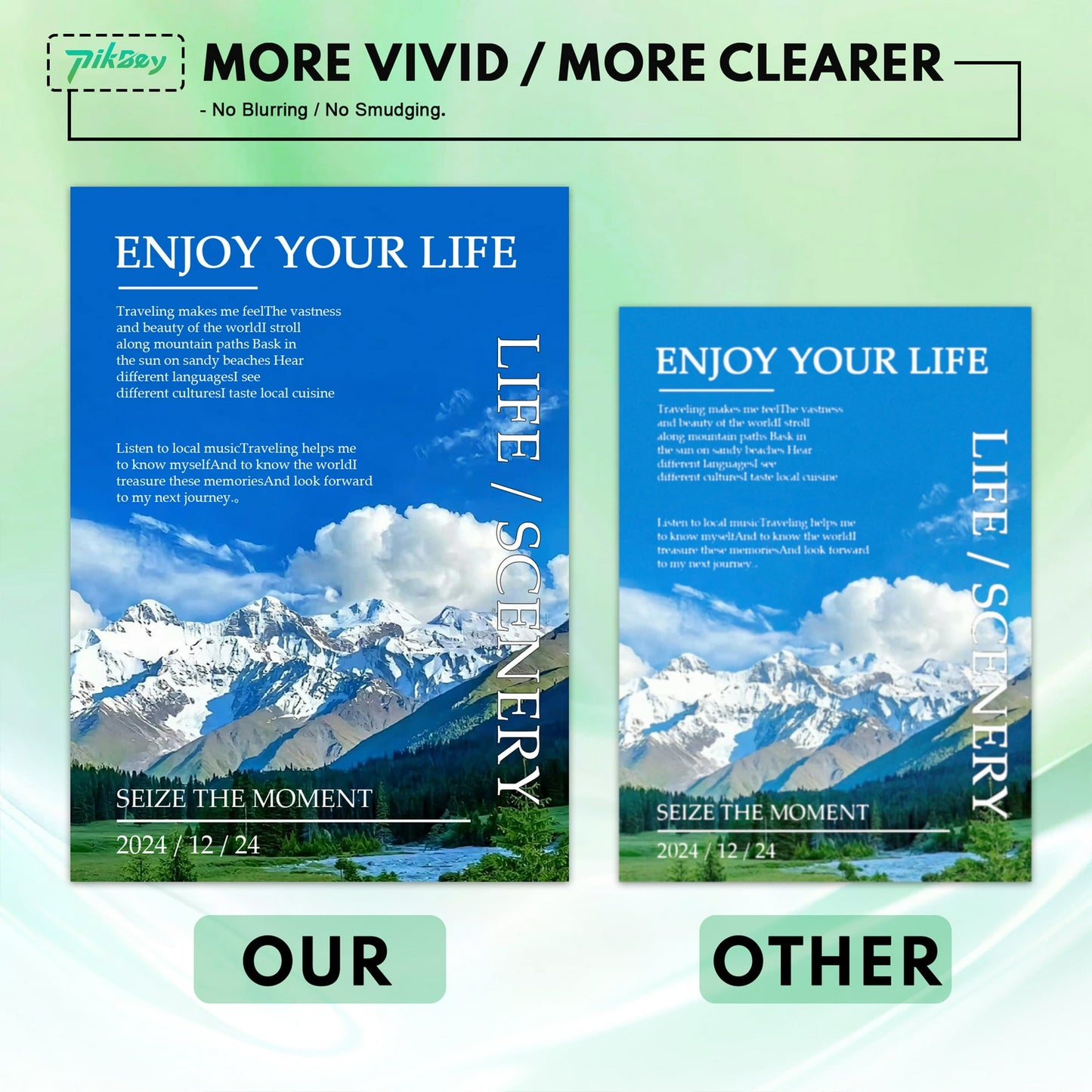 63XL Ink Cartridges 2-Pack Black/Tri-Color Compatible for HP 63 ink cartridges for Officejet 3830 4650 5200 5255 Envy 4520 4512 Deskjet 1112 3630 Printer