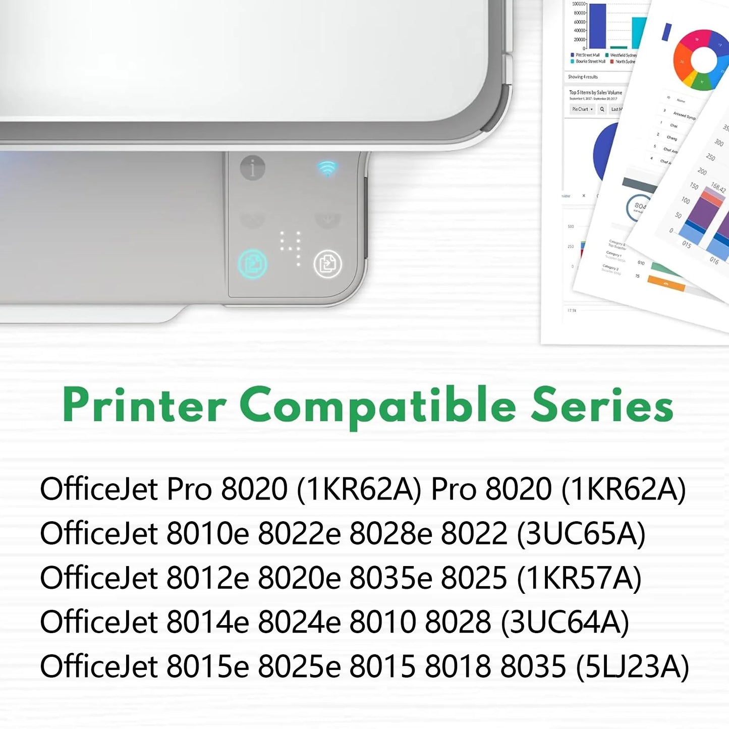 910XL Ink Combo Pack Compatible for HP 910 XL Ink Cartridges OfficeJet 8022e Pro 8020 8025e Printers