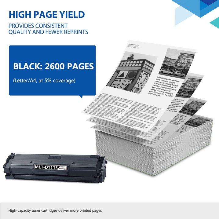 D111S Toner Cartridge Compatible for Samsung MLT-D111S Toner Cartridges Printer