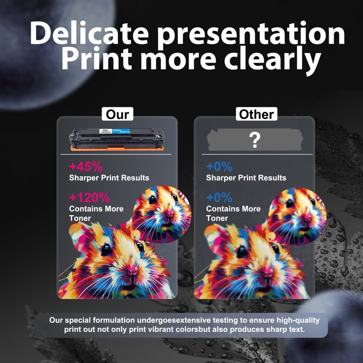 131A Toner Cartridge for Compatible HP 131A CF211A Toner Cartridge for HP LaserJet Pro 200 color MFP M276nw Printer