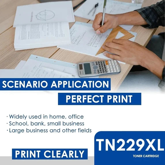 TN229XL TN229 Toner Cartridge for Brother TN229 TN229XL Toner Cartridges for Brother MFC l3720CDW, MFC l3780CDW(4 Pack)