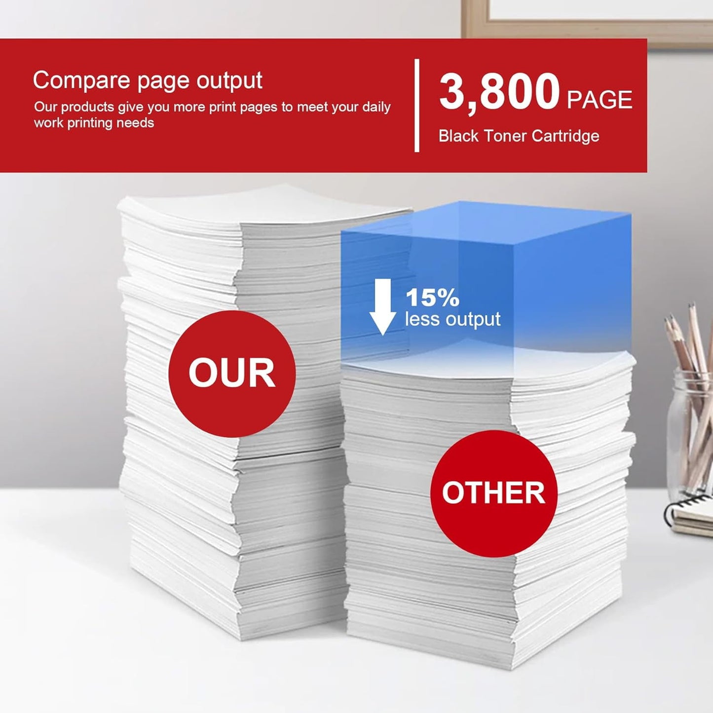 2 Pack S35 High-Yield Black Toner Cartridge : S35 Toner Replacement for Canon imageCLASS D320 D340 D310 D383 FAXPHONE L170 L360 L380 LaserClass 310 320 PC-D320 D340 Printer Toner