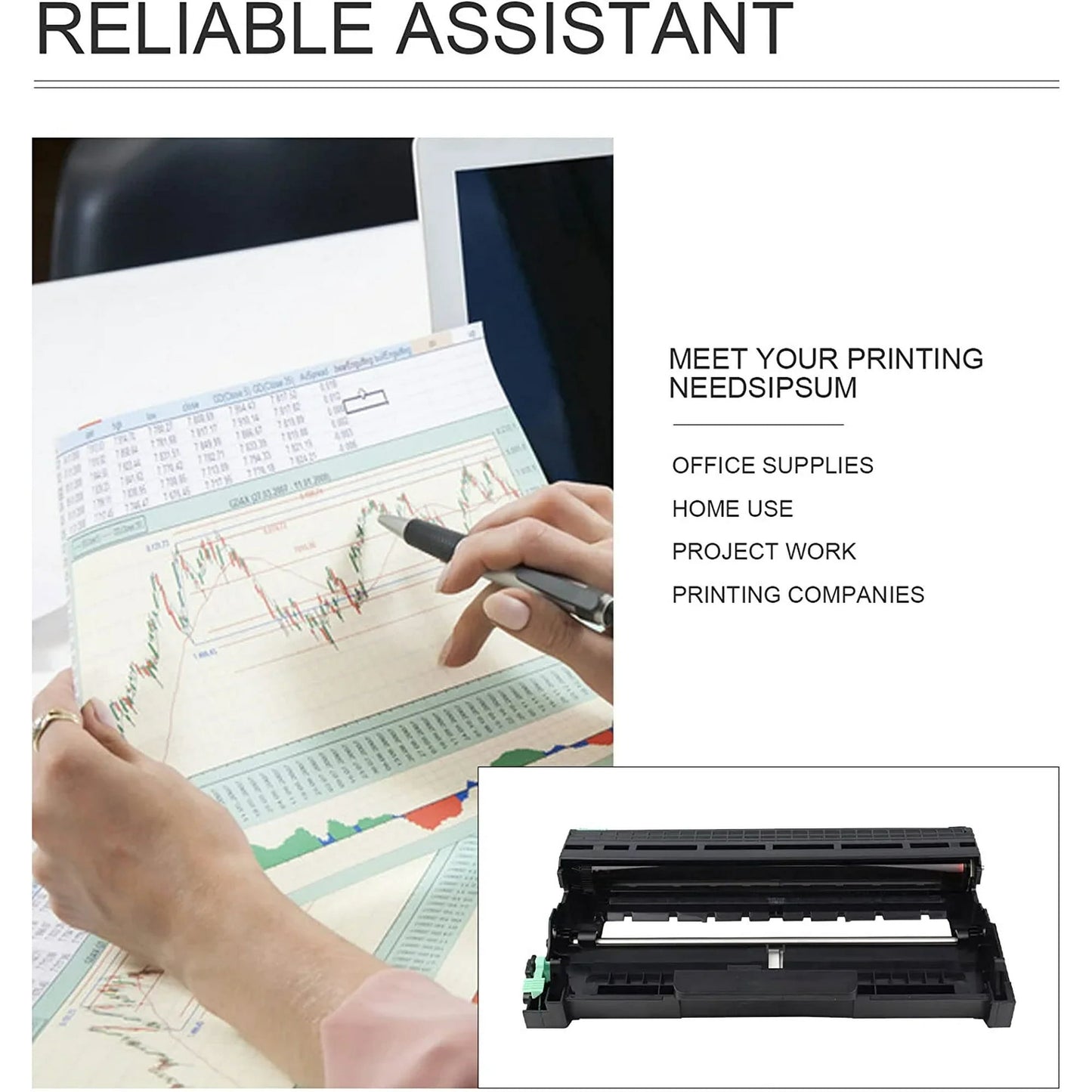 DR420 Drum DR-420 Drum Unit: 2 Pack Compatible DR 420 Drum DR420 Drum Unit High Yield Replacement for DCP-7060D 7065D Intellifax 2840 2940 MFC-7240 7360N HL-2130 2132 2240 2280DW
