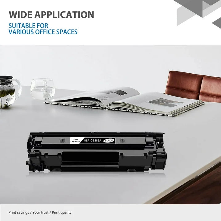 85A Toner P1102W Toner Cartridge: Compatible for 85A Toner for Pro P1102w MFP M1217nfw M1212nf P1102 Ink Printer, CE285A 1 Black
