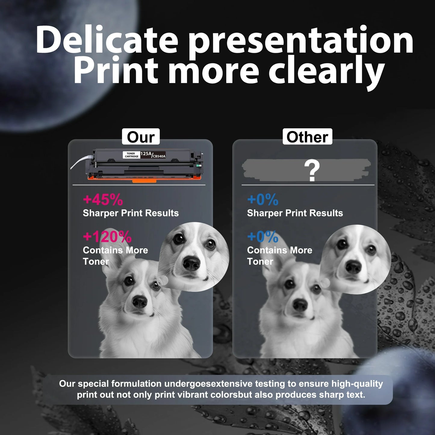 125A Toner Cartridge Compatible for HP 125A Toner Cartridge High Yield Color Laserjet CM1312 MFP CM1312nfi Printer