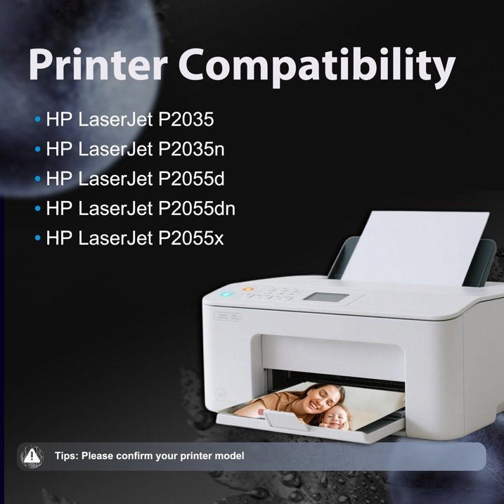 05A CE505A Toner Cartridge Compatible for 05A Toner Cartridge for P2035 P2035n Printer