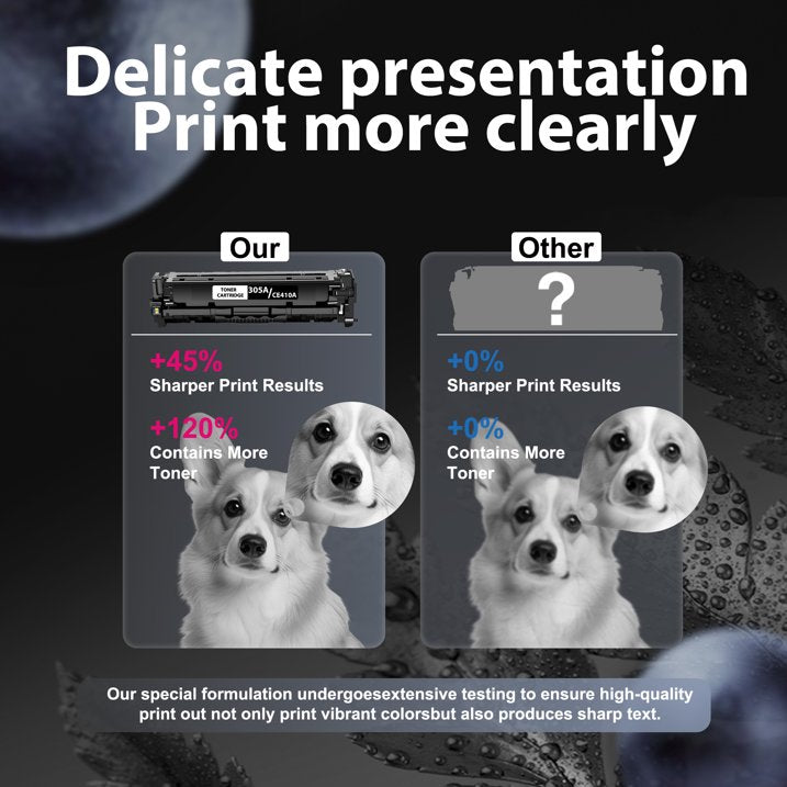 305A Toner Cartridge Compatible for 305A CE410A Toner Cartridge LaserJet Pro 400 color MFP M475dn M475dw Printer