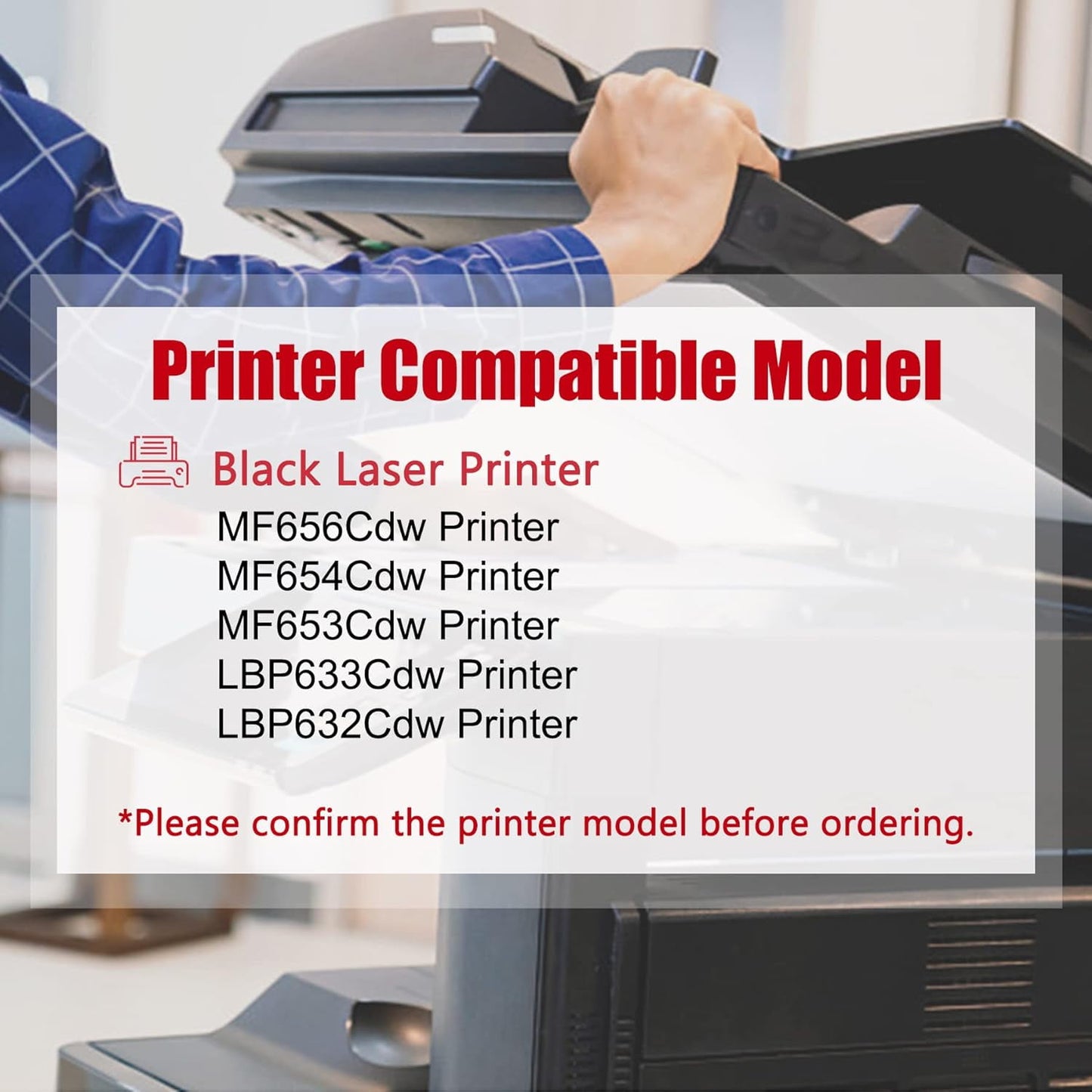 067 High Yield Toner Cartridge (Black Cyan Magenta Yellow, 4 Pack), Replacement for Canon 067 067H Cartridge MF656Cdw MF654Cdw MF653Cdw LBP632Cdw Printer