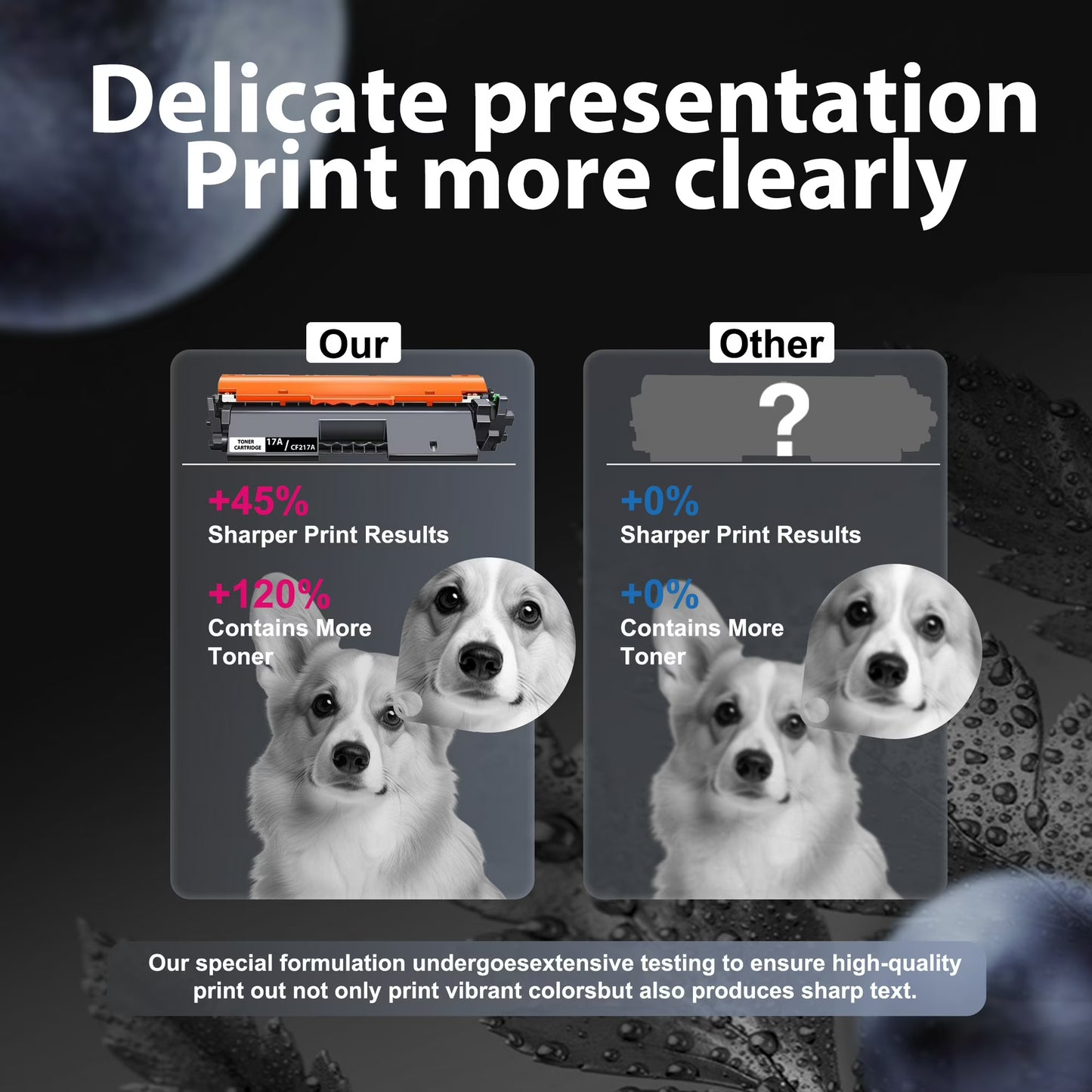 17A Black Toner Cartridge Compatible for 17A Toner Cartridge WITH CHIP for Laserjet Pro M102w M102a MFP M130nw Printer