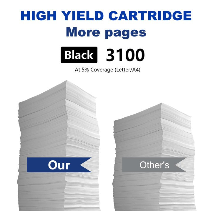 TN360 Toner for Brother TN360 TN330 Toner Cartridge Printer DCP-70302 HL-2140 MFC-7345N 2 Pack