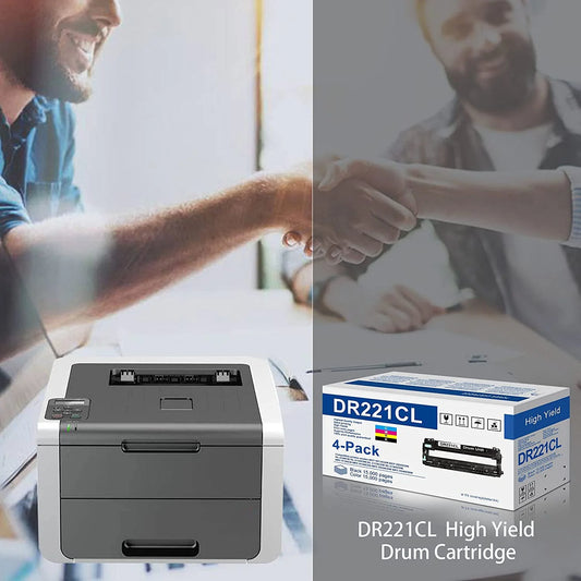 DR221CL Drum Unit Replacement for Brother DR-221 Drum for HL-3140CW HL-3170CDW Printer (Not Toner)