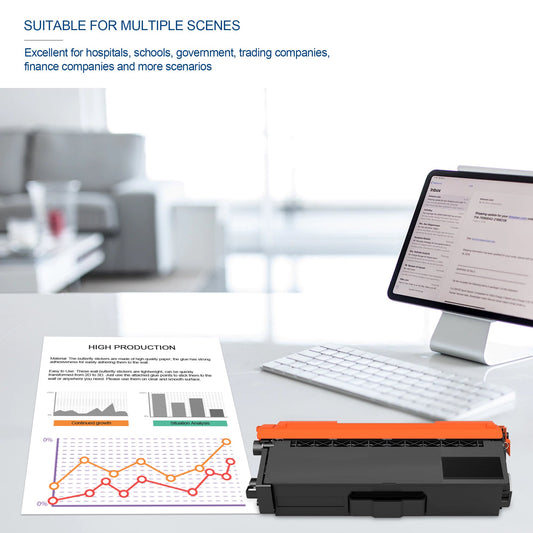 MOLIMER TN431 Toner Cartridge for Brother HL-L8260CDW/L8360CDW, 4 Pack, Black/Cyan/Magenta/Yellow